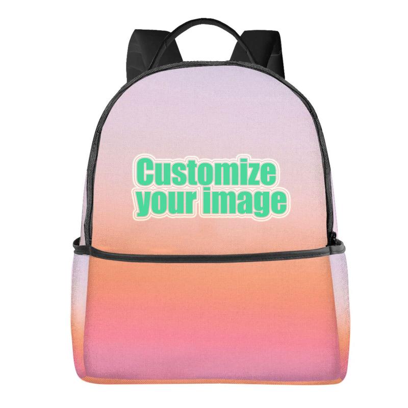 

School Bags NOISYDESIGNS Customize Image Black Backpack Children Cool Boys Girl Bookbags Unique Primary Kids Schoolbags Mochila