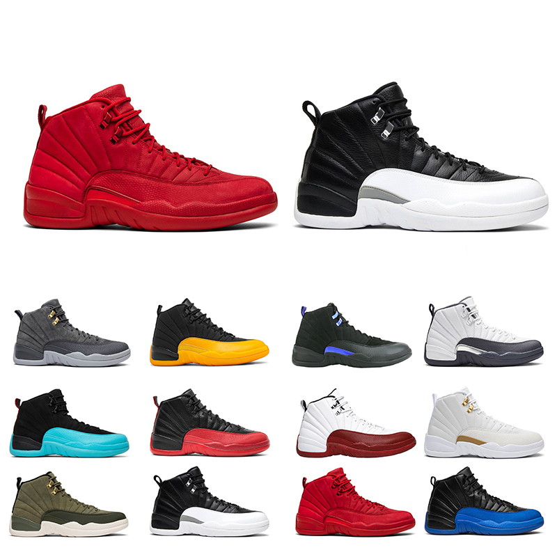 

Basketball shoes 12s University Gold Dark Grey French Blue Cherry Sample sneaker mens The Master trainer, # 01