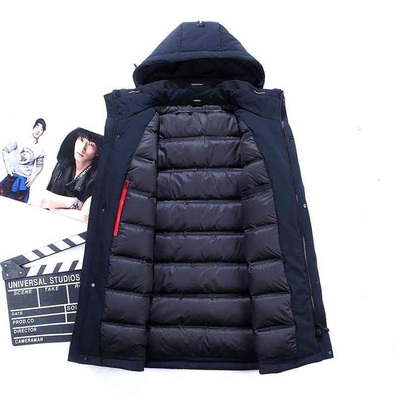 

Men's Down & Parkas Winter Jacket Men parka coat for europe style feather long quality thick warm waterproof outerwear I3Y8# 3DWP, 1# shoe box