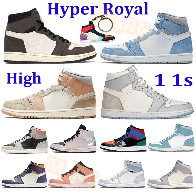 

Top High quality 1 1s basketball shoes hyper royal travis scotts mid alternate think16 wolf grey sail men women sneakers outdoor sports trainers, 05. mid pink quartz