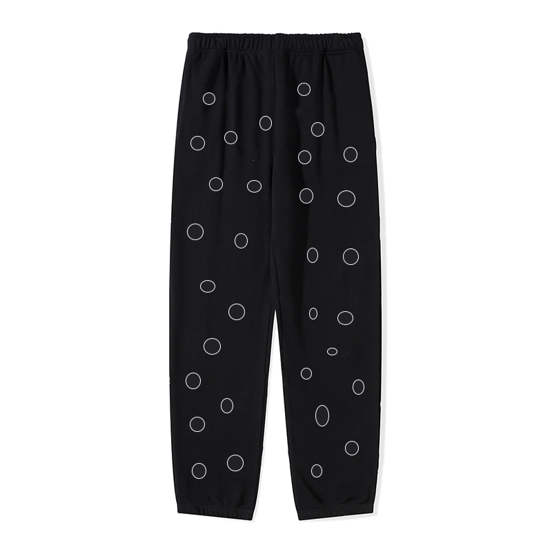 

21SS A&W Mens Casual Pants Loose Zip Decorative Tether Trousers Outdoor Running Warm Wear Various Styles and Patterns, Circle