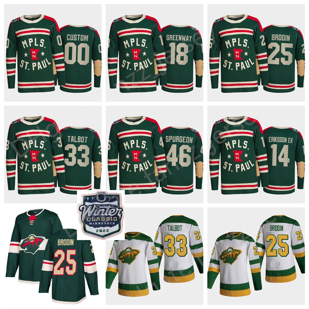 

2022 Winter Classic Minnesota Wild Hockey 49 Victor Rask Jerseys Jordie Benn Marcus Foligno Ryan Hartman Alex Goligoski Kevin Fiala Mats Zuccarello Man Woman Youth, White