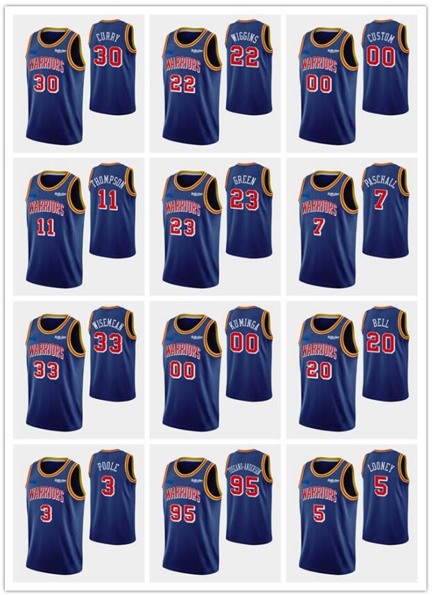

Golden StateWarriorsbasketball Jersey MEN Stephen Curry Klay Draymond Green Thompson Andrew Wiggins 75th Anniversary Jerseys, Black;red