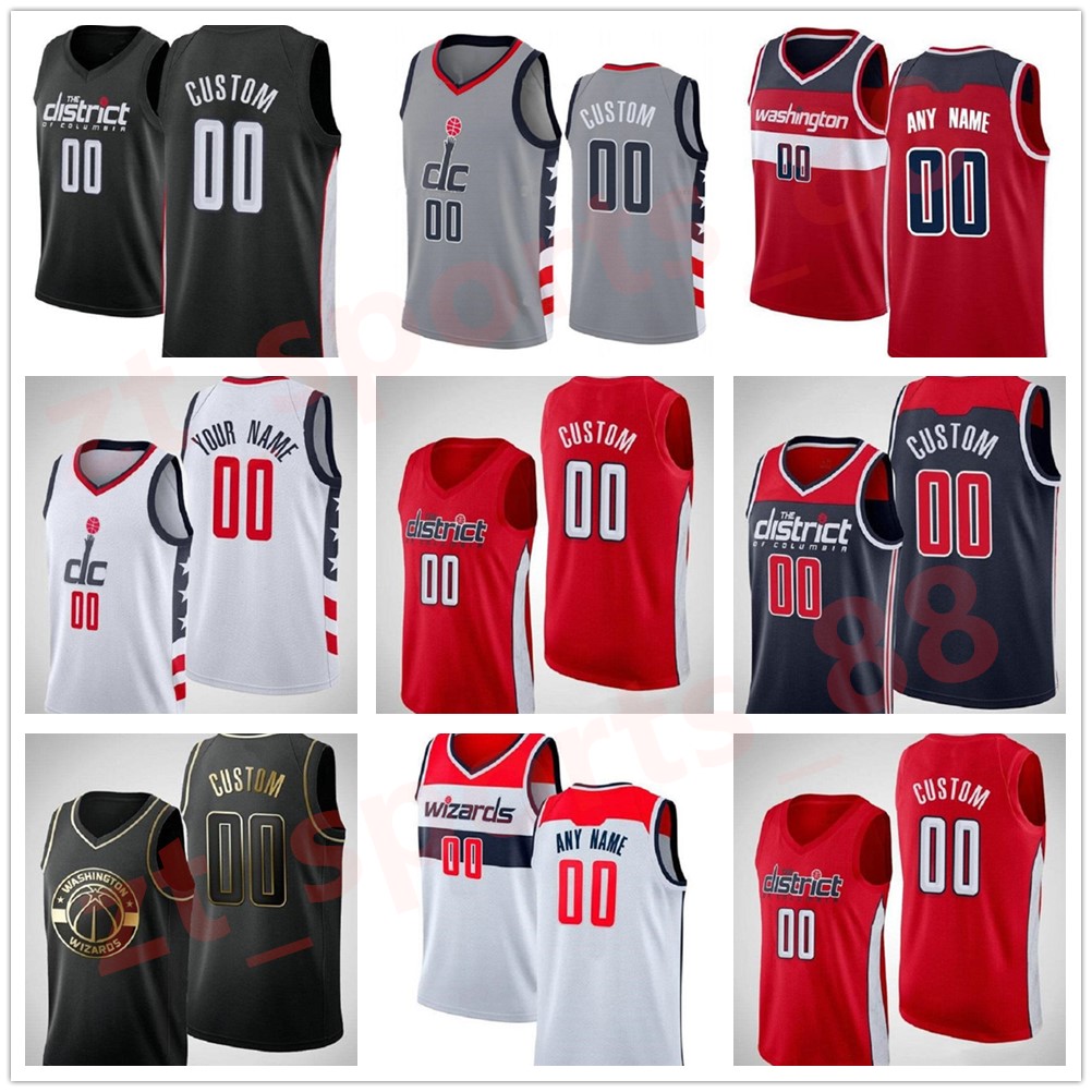 

Basketball Jerseys2021 City Grey Russell 4 Westbrook Bradley 3 Beal Davis 42 Bertans Deni 9 Avdija Ish 14 Smith Rui 8 Hachimura Jerome 12 Robinson Jersey, As shown in illustration