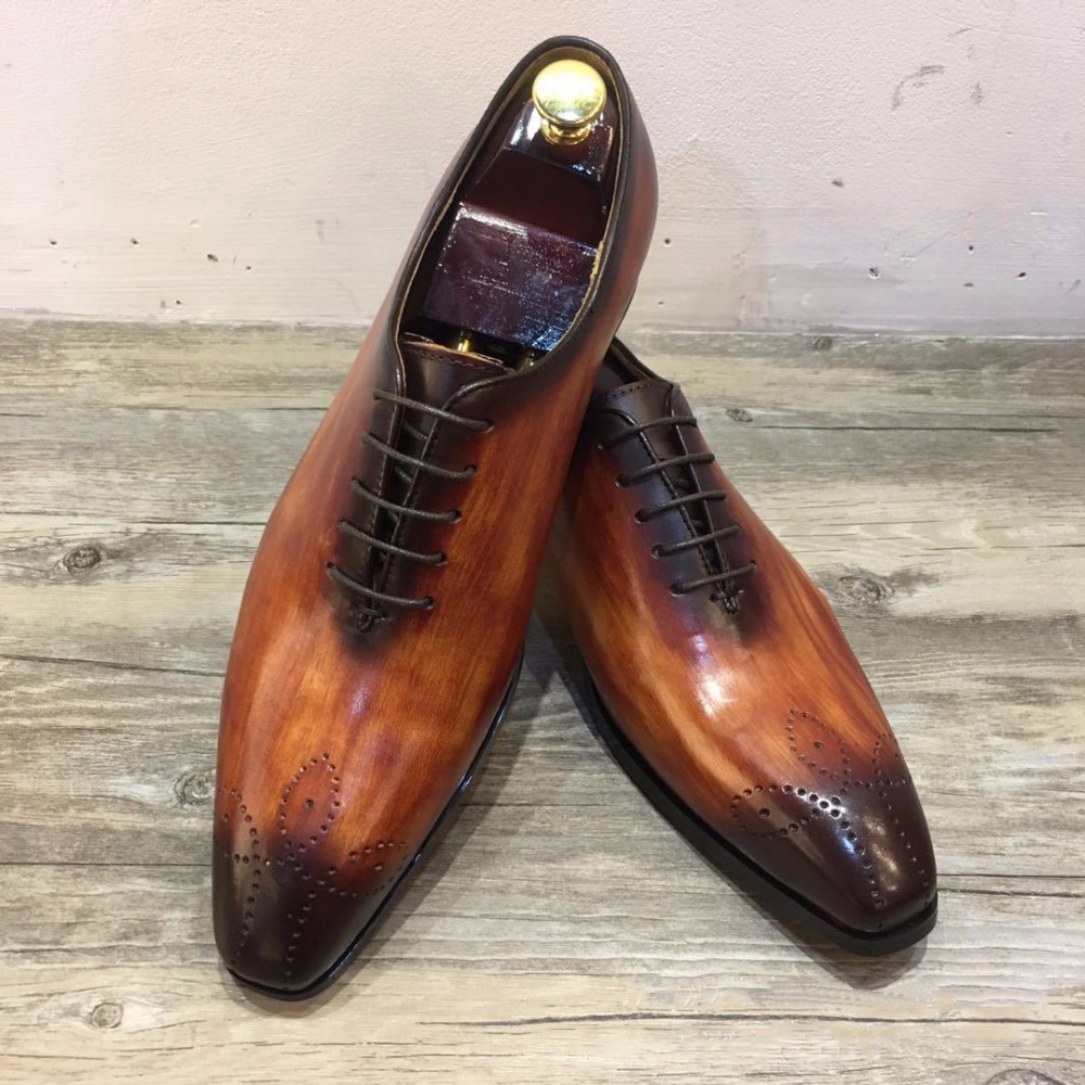 

dress shoes desai de vestido dos homens sapatos casamento negÃ³cios do escritÃ³rio couro feitos Ã mÃ£o cor misturada brogue formais dedo aponta, Black