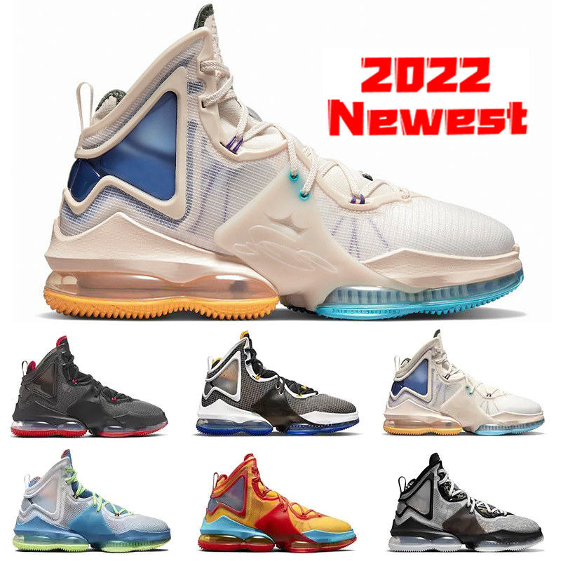 

James 19 men basketball shoes high quality Uniform Hook Space Jam Dutch Blue Harwood Classic Hook Bred 19s mens Cushion Sports Sneakers, Pay for box