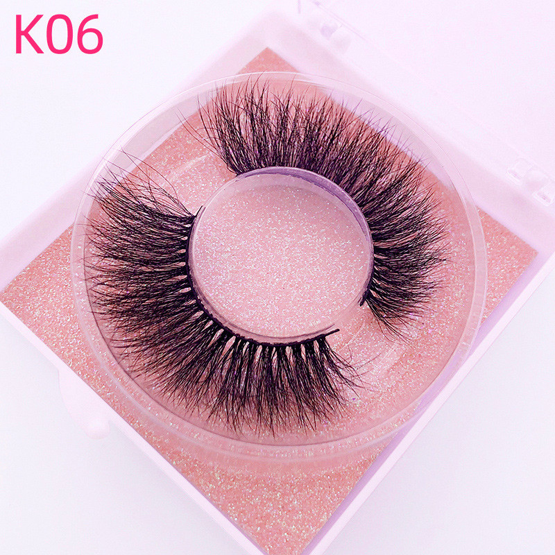 

12styles 3D Mink Eyelashes 100% mink lashes Soft Natural Thick Falsh Eyelash 3d Eye Lashes Extension pink card