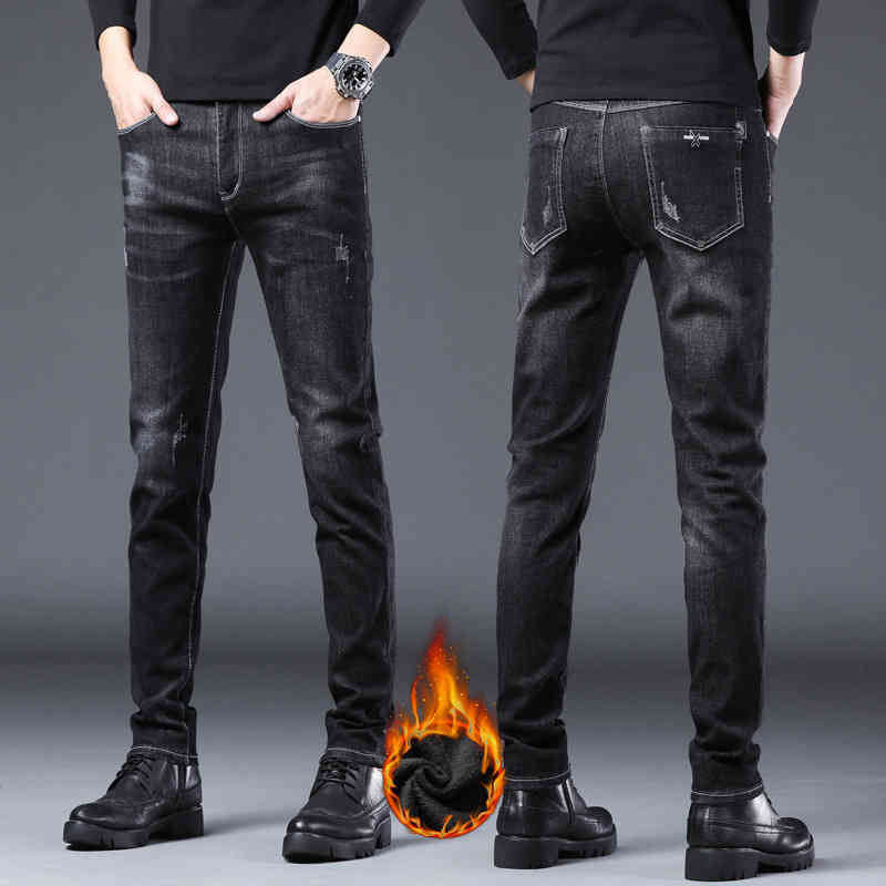 

jeans men 2021 autumn new korean youth leisure fashion daily men's jeans menswear trend, Blue