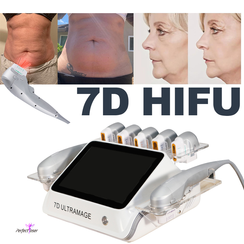 

2022 other beauty equipment ultramage 7d hifu machine eye line /wrinkle/ fat /marks ultrasound treatment approved precise energy puncture 2 years warranty