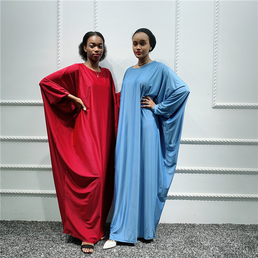 

abaya turkey hijab muslim dress ramadan kaftan dubai african dresses for women caftan marocain qatar turkish islamic clothingplus size cloth, Red