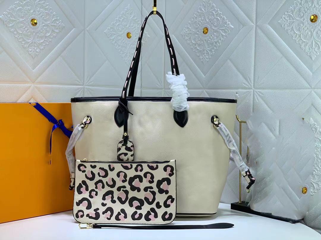 

High Quality 2021 Fashion Classic Bags All-match Onthego Medium Tote Women Handbags By The Pool Monograms embossing Shoulder Bag #8888, L1 monograms black