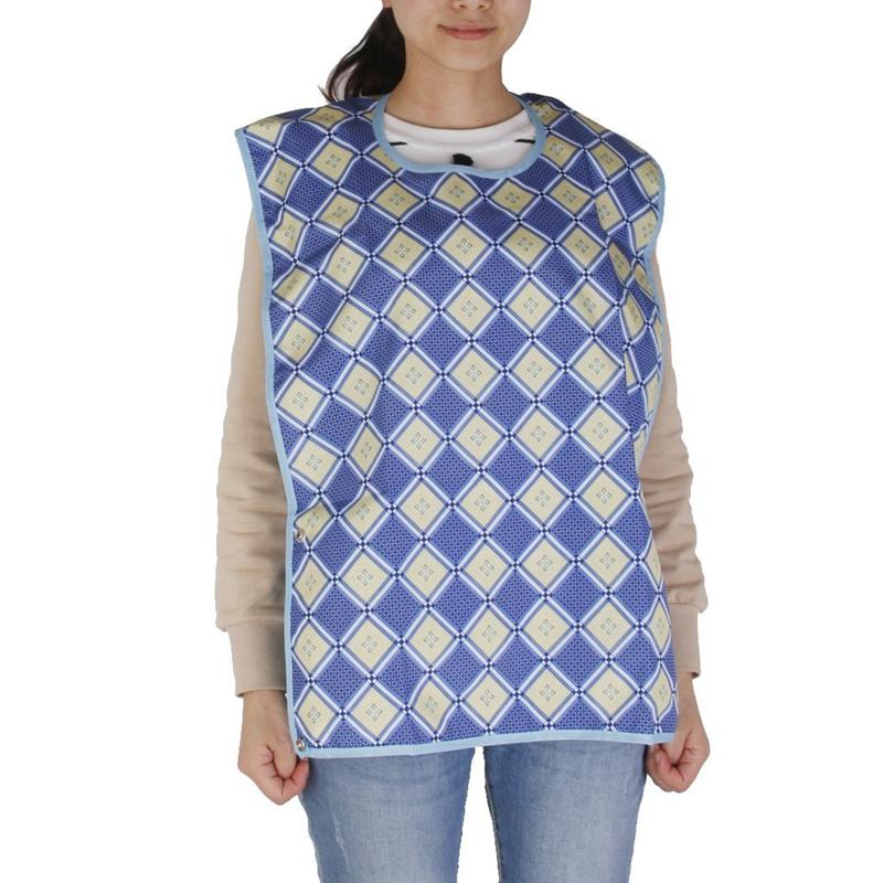 

Scarves Waterproof Adult Mealtime Bib Protector Aid Apron - Po Color