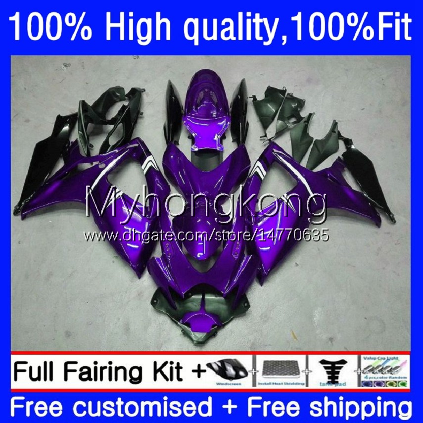 

OEM Gloss purple Injection Mold For SUZUKI GSX-R750 K6 600CC GSXR-750 GSXR600 06-07 Body 21No.100 GSXR 600 750 CC GSX-R600 750CC 2006 2007 GSXR-600 GSXR750 06 07 Fairings, No. 18