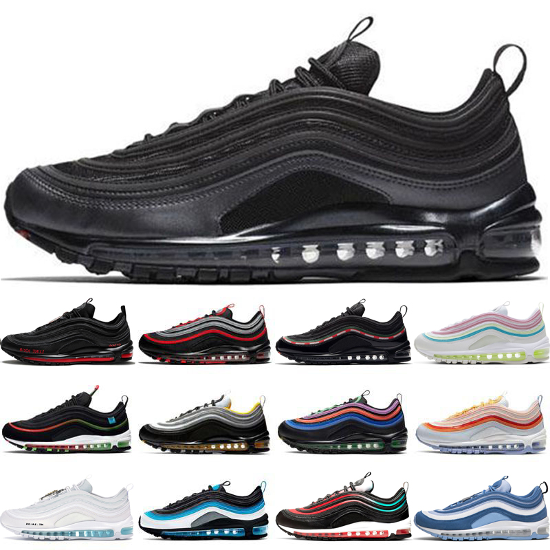 

Mens Sneakers Running Shoes Mschf X Iinri Jesus Triple Black White Sliver Bullet Metalic Gold Undefeated Men Women Trainer Sports Sneaker, 8 black white