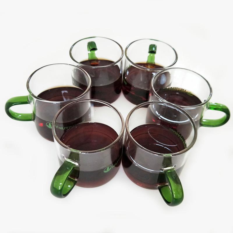 

Product Promotion 6PCS X120ml Herbalife Nutrition Multi Color Holder Creative Cold Drink Juice Milk Tea Glass Cup Wine Glasses