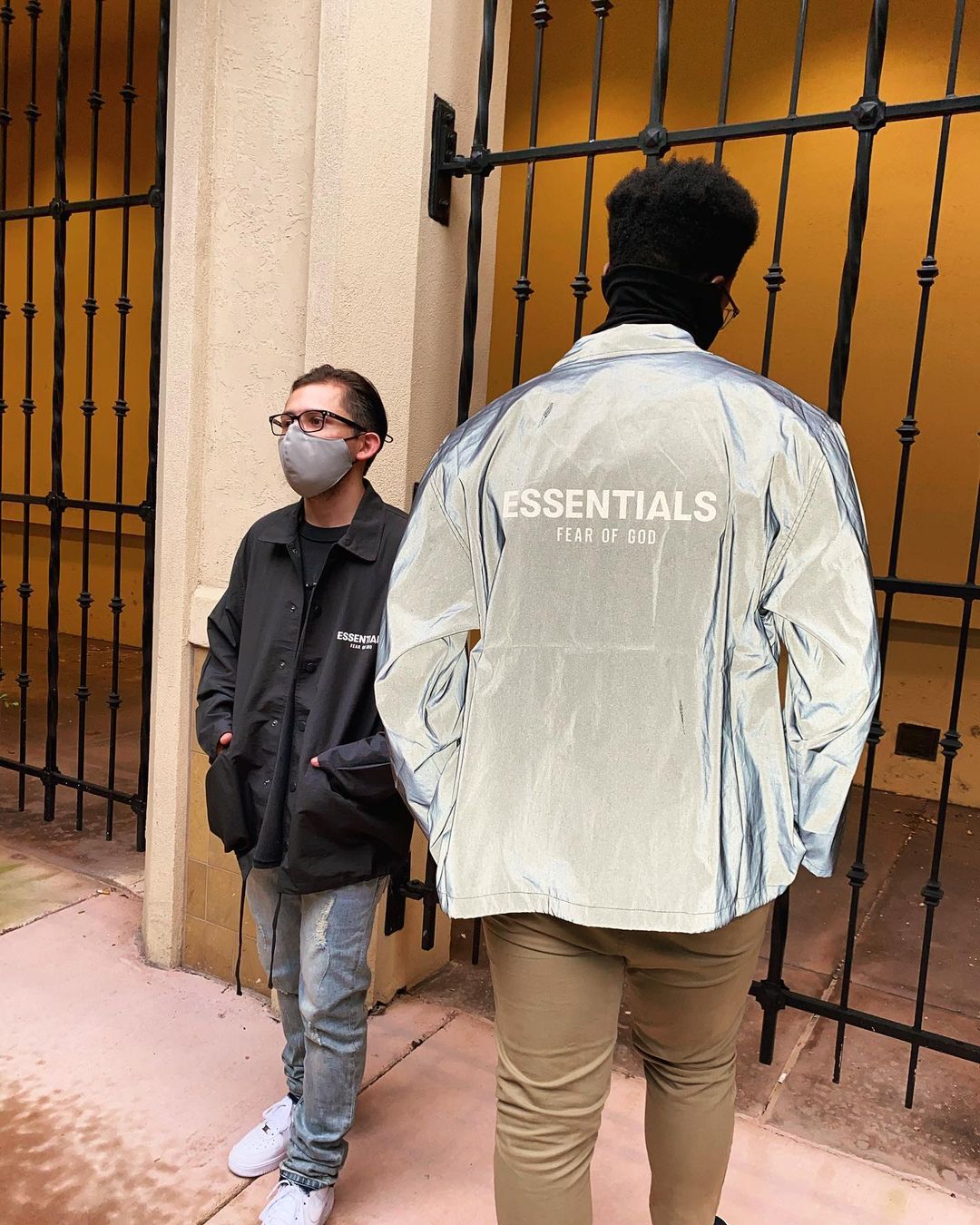 

Essential fashion jackets Seventh season FOG high street loose coach jacket Fear of god men and women windbreaker mens casual Outerwear Boys, Black;brown
