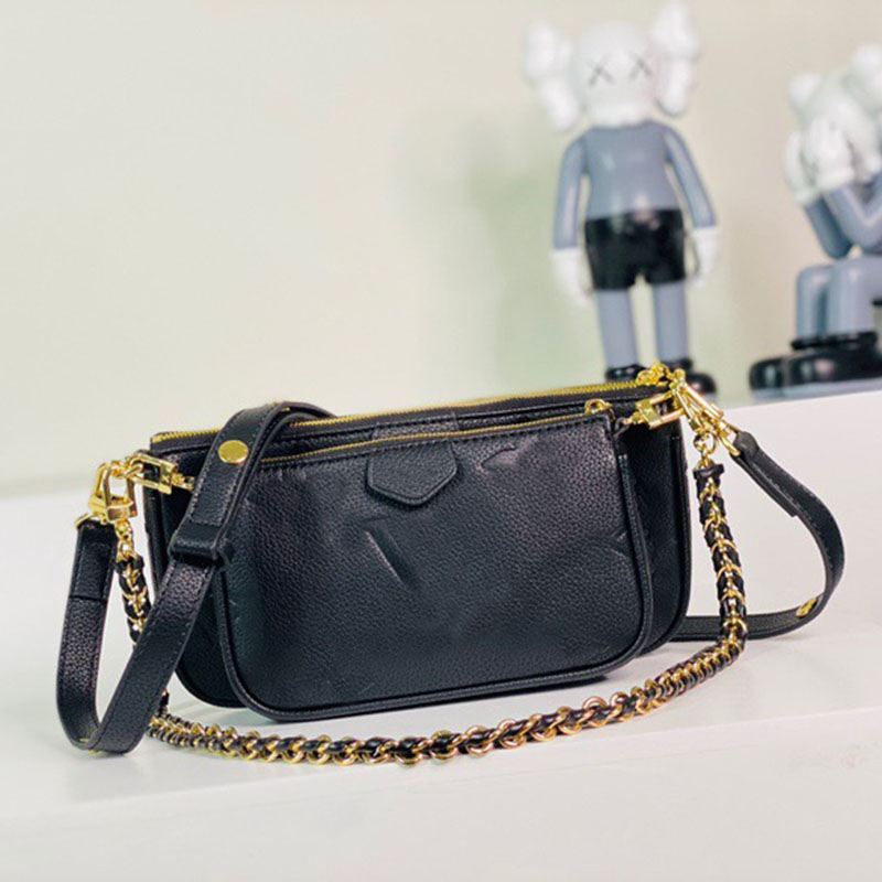 

M45777 M44823 Fashion famous brand Ladies Messenger bags printing leather Women's purse Luxury crossbod handbags With box, Style 1