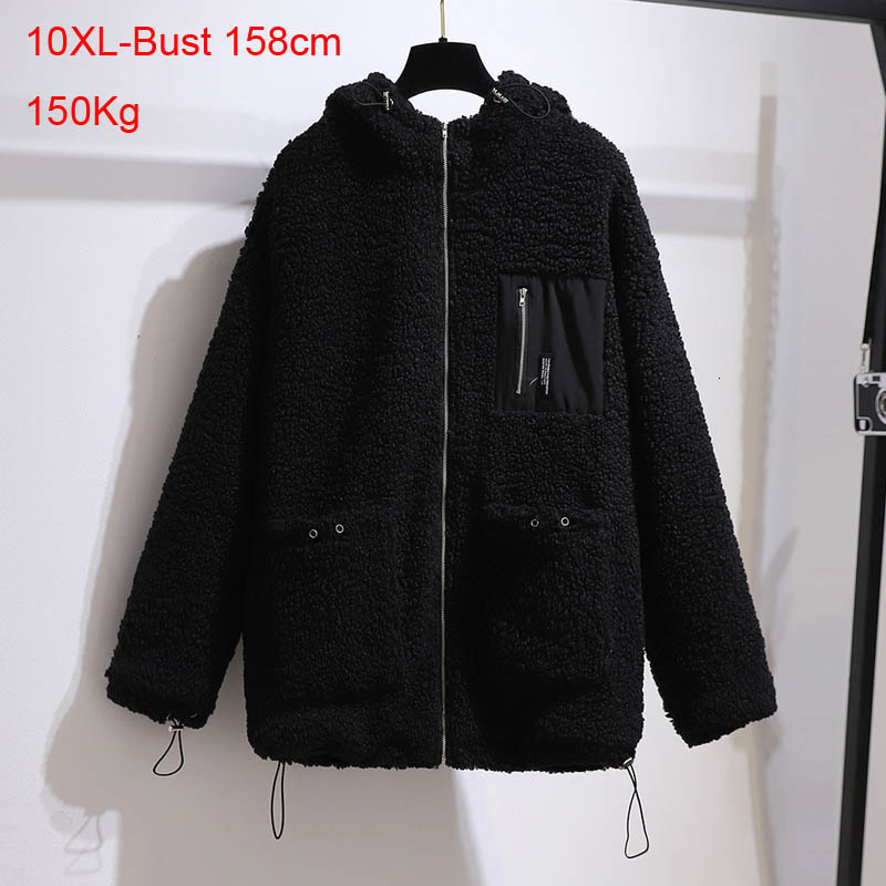 

women's jackets overcoat plus size, 150kg, autumn, with hood, bust, 158cm, 6xl, 7xg, 8xl, 9xl10xl, loose coat, black d8ds, Black;brown