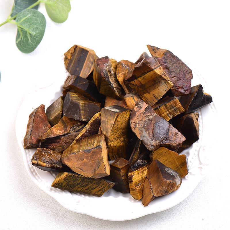 

Decorative Objects & Figurines 1PC Natural Tigers Eye Stone10-30mm Crystal Gravel Specimen Repair Rock Mineral Healing Stone Gift Aquarium A