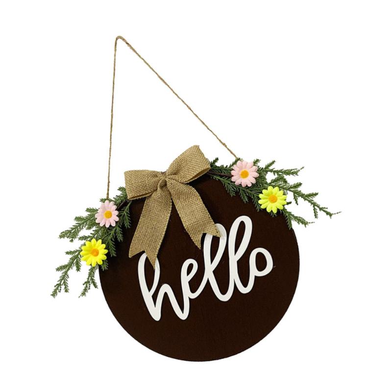 

1pc Delicate Greeting Pendants Welcome Board Decoration Wall Door Board Decor