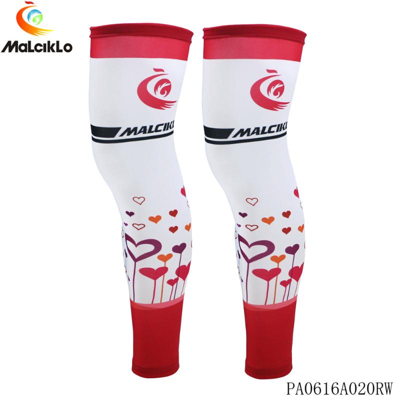 

Malciklo 2PCS Lengthen Compression Basketball Football Cycling Socks Knee Calf Sleeves UV Sun Men Women Arm & Leg Warmers, Black