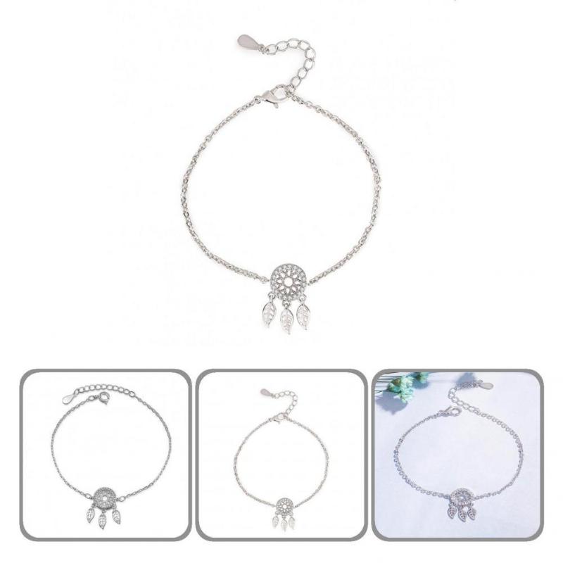 

Bangle Electroplating Sturdy Women Adjustable Dreamcatcher Bracelet Polishing Chain Lightweight For Outdoor