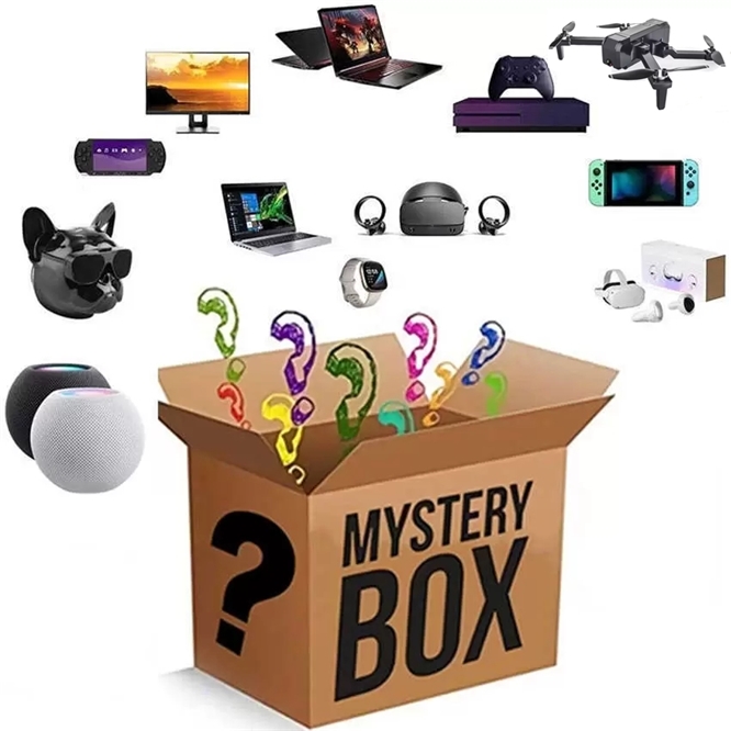 Mystery box electronics, random boxes, birthday surprise gifts, lucky gifts for adults, such as Bluetooth speakers, Bluetooth headsets, drones, s-image-748959371