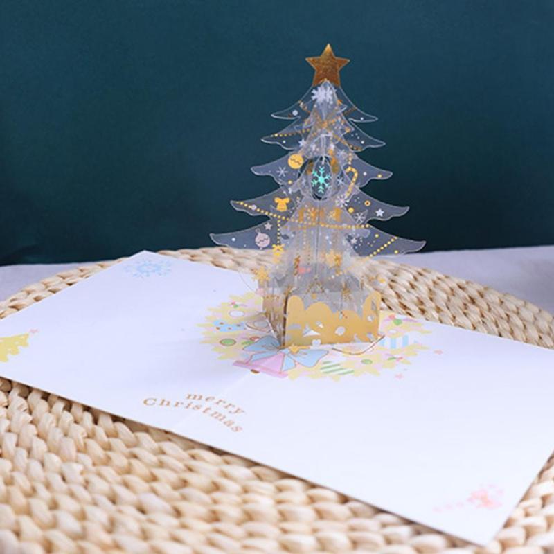 

Greeting Cards Holiday Card PVC Multi-color Exquisite Design Practical Handmade Xmas