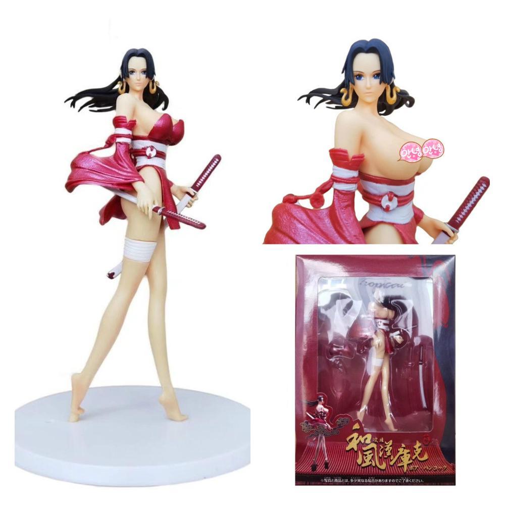 

One Piece Figure Anime Boa Hancock Nami Robin Rebecca Sexy Girl PVC Action Model Figurine Toys Adult Collection Christmas Gifts X0503, Boa hancock d