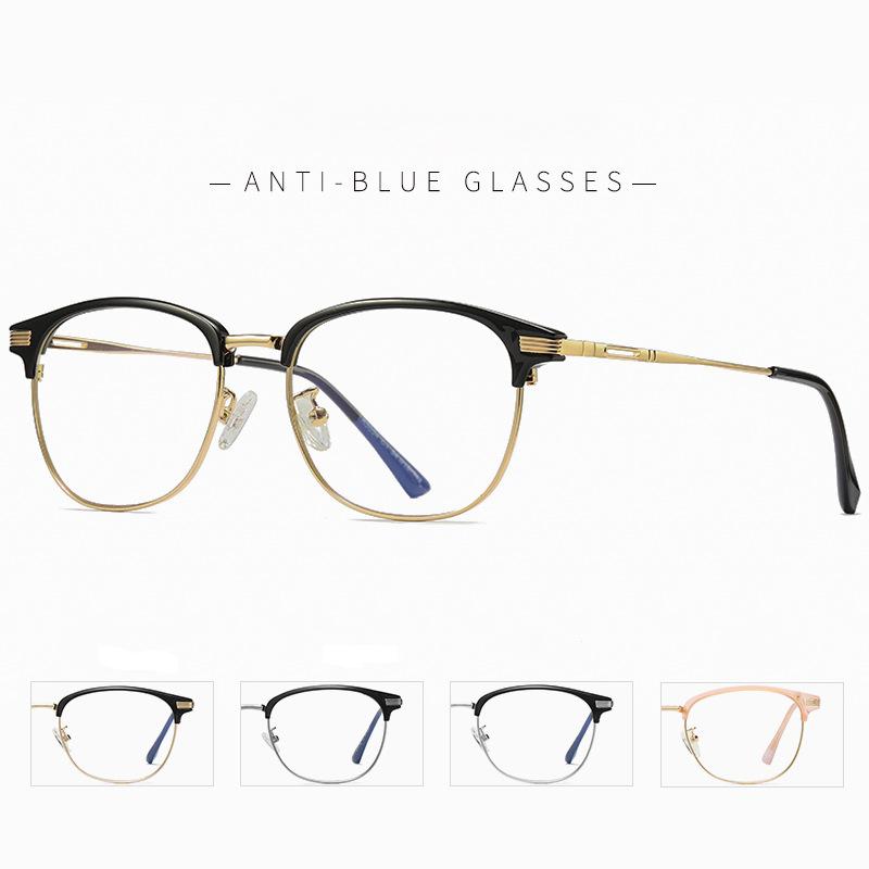 

Sunglasses Glawes Anti-Blu-ray Glasses Men's And Women's Same Style Computer Full Frame Goggles Student Retro