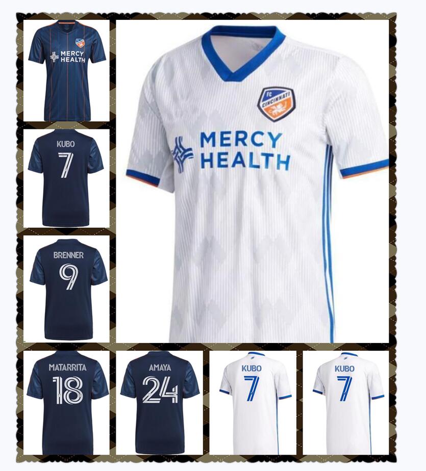 

2021 2022 MLS FC CINCINNATI SOCCER JERSEYS home away camisetas de fUtbol 21 22 WASTON GARZA ADI Medunjanin A.CRUZ football shirts, Black