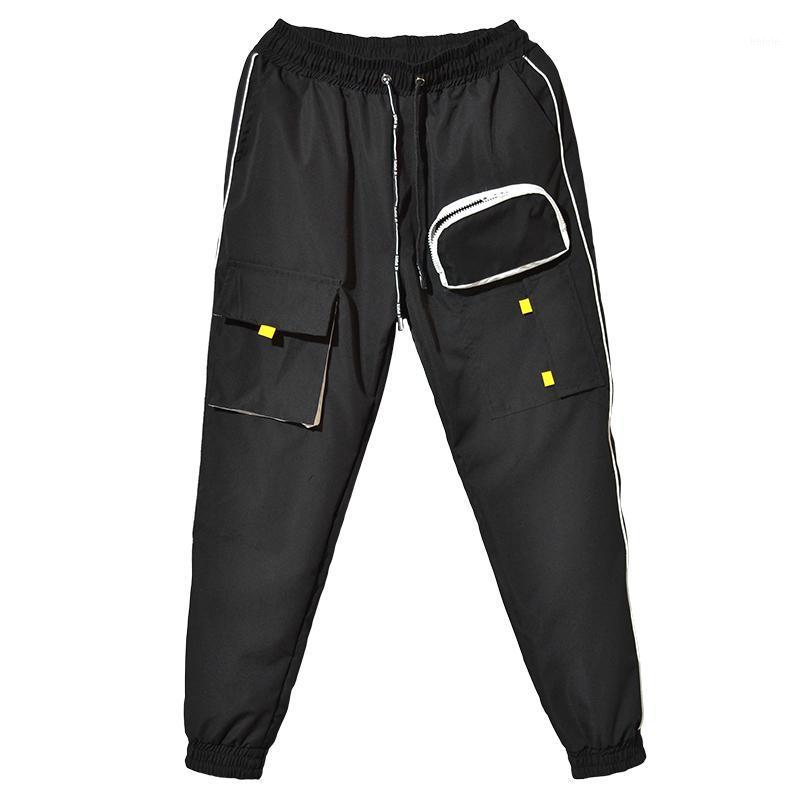 

Men's Pants 2021 Spring And Summer Casual Functional Wind Sun Department Fried Street Youth Small Foot Trend Tooling, Black