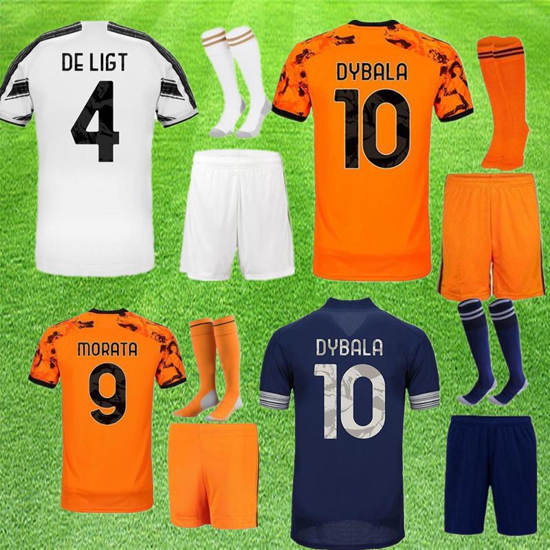 

2021 juventus kids kit + socks soccer jersey RONALDO HIGUAIN DYBALA MORATA CHIESA McKENNIE football shirt 20 21 JUVE Football Shirt, Black