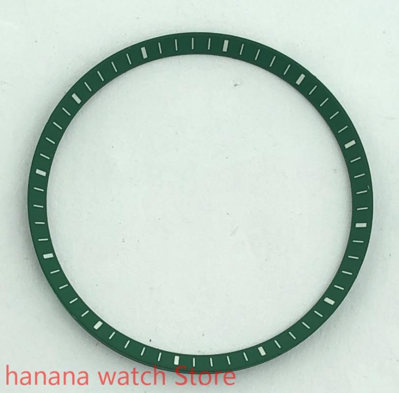 

Wristwatches Watch Case Parts Chapter Ring Fit For SKX009 SKX Model NH35/NH36 Men's Green Black/White 31.2mm*28mm*1.6mm