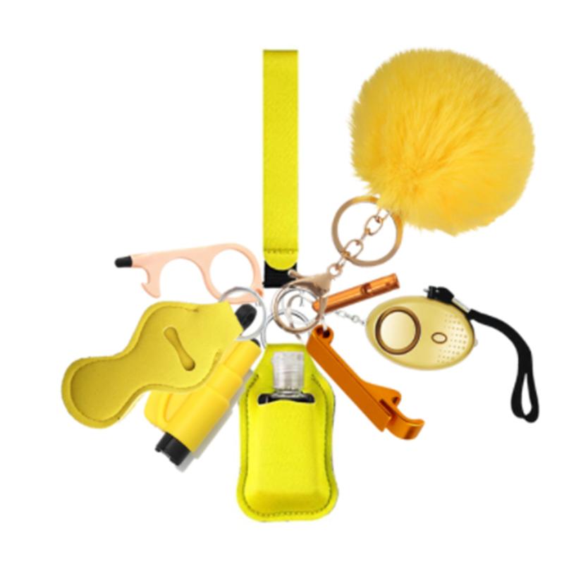 

Keychains Wholesale Cute Keychain Charms For Women Car Keyring Pompom Key Chains Gift Girl Wristlet Accessories