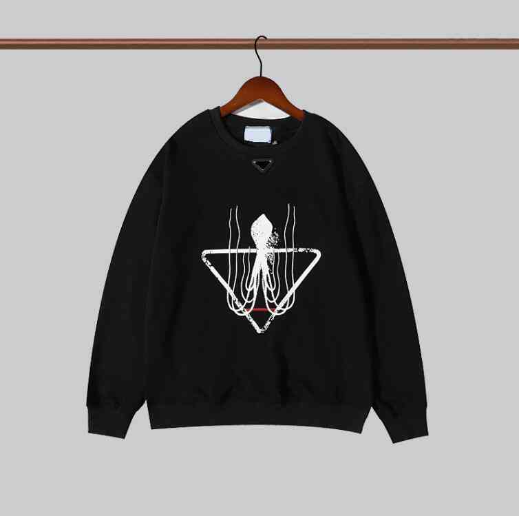 

Men's Hoodies & Sweatshirts Autumn winter Fashion Hoodie long sleeve designer High-end women's round collar Pure cotton black and white 2 color high quality H7M4, Customize