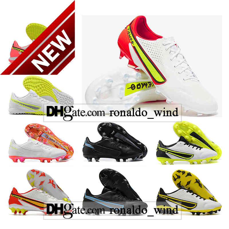 

GIFT BAG Mens High Tops Football Boots Tiempo 9 FG AG Firm Ground Cleats Outdoor Neymar ACC Legend IX MD Indoor Turf Soccer Shoes, Color 1