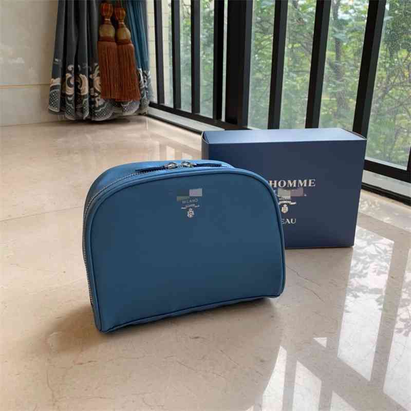 

L'homme l'eau blue cosmetic business travel storage bag large capacity gift box