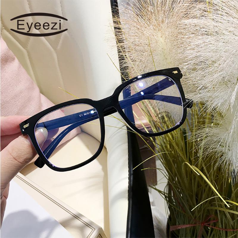 

Sunglasses Eyeezi Anti Blue-ray Glasses Blue Film Eyeglasses TR90 Optical Spectacles Gaming Eyewear Fashion Plastic Transparent Men
