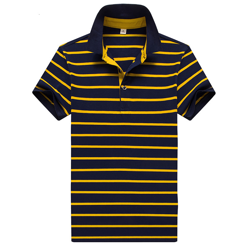 Men&#039;s Polos England Style Striped 2021 Brand Fashion Polo Shirts Short Sleeve Men Summer Cotton Breathable Tops Tee ASIAN SIZE M-5-image-706106360