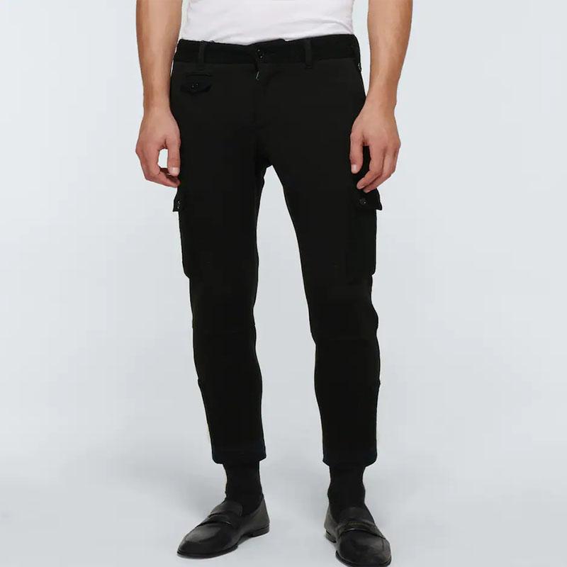 

Men' Pants Loose Casual Spring And Autumn Work Style Youth Fashion Trend Personalized Large Pocket Straight, Black