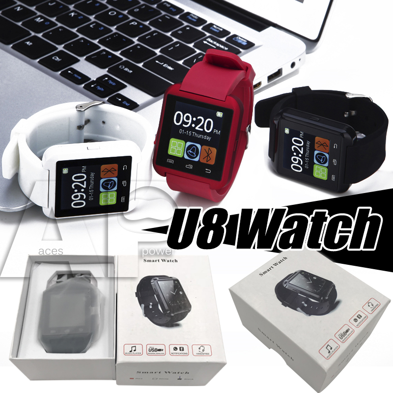 

Smart Watch U8 Smartwatch U Watch For iOS iPhone Samsung Sony Huawei Android Phones In Gift Box