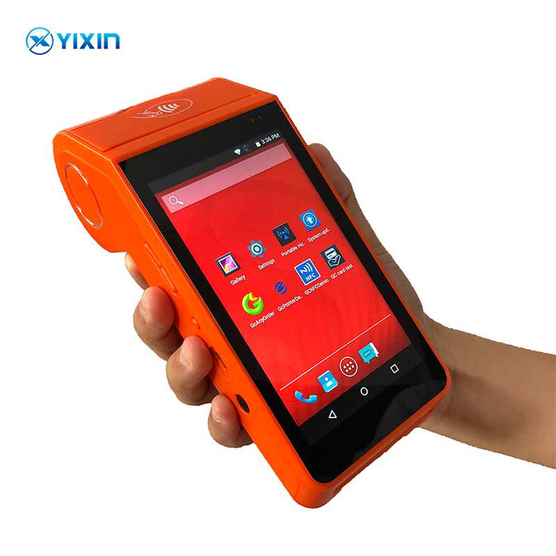 

Printers 5 Inch Touch Screen GPS Online Order Smart Device Handheld Android Terminal Printer For Car Paking