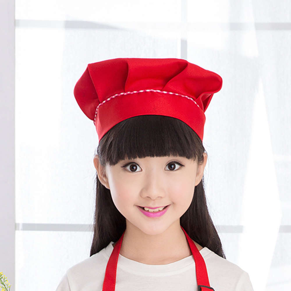 

Children's painting apron chef hat suit sleeve can be printed on special price, Yellow