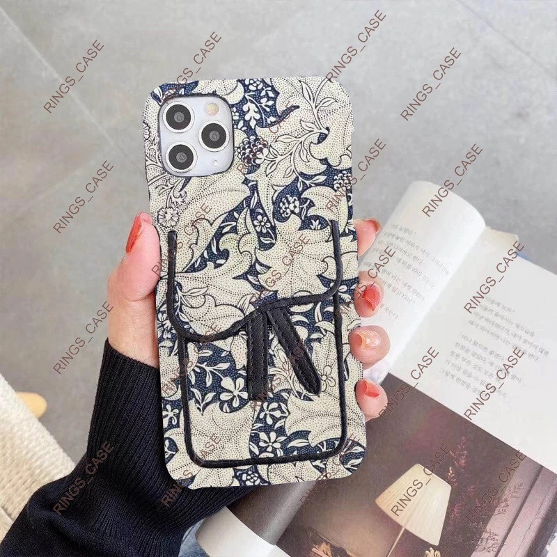 

Fashion Designer Textile Card Wallet Phone Cases for iphone 13 12 11 Pro max Case 11PMax X XR XSMax 7P 8P with orginal box packing 090918