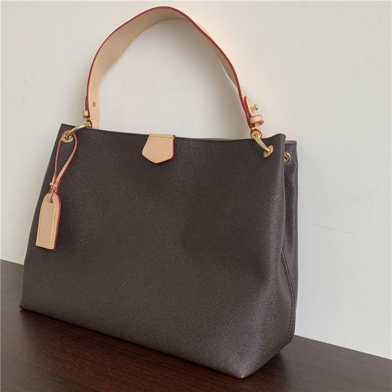 

Wholesale Handbags Leather Fashion Classic Women Shoulder Bag Woman Single Handle Tote Shopping Bags 39x12x34cm