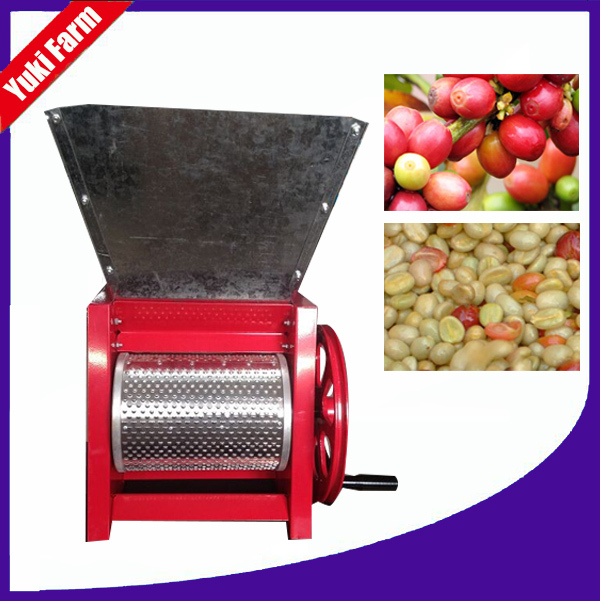 

Fresh coffee huller machine manual coffee pulper machine small coffee bean peeling machine small size high efficiency