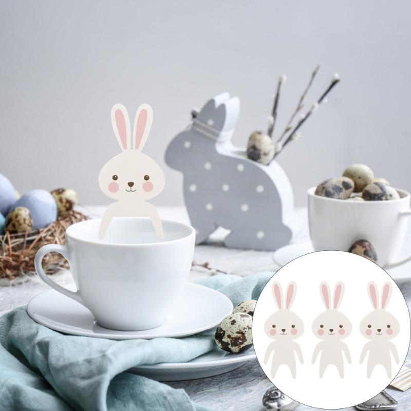 

16Pcs Cartoon Easter Glasses Markers Cup Cards Cake Decoration Greeting