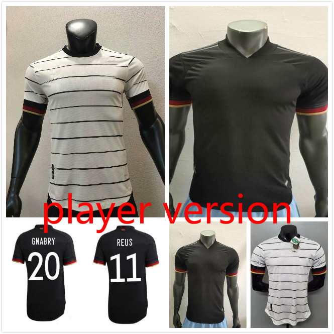 

Player version 2021 Germany Soccer Jerseys GNABRY WERNER KROOS 20 21 KIMMICH maillot de foot football REUS BRANDT HAVERTZ, Black