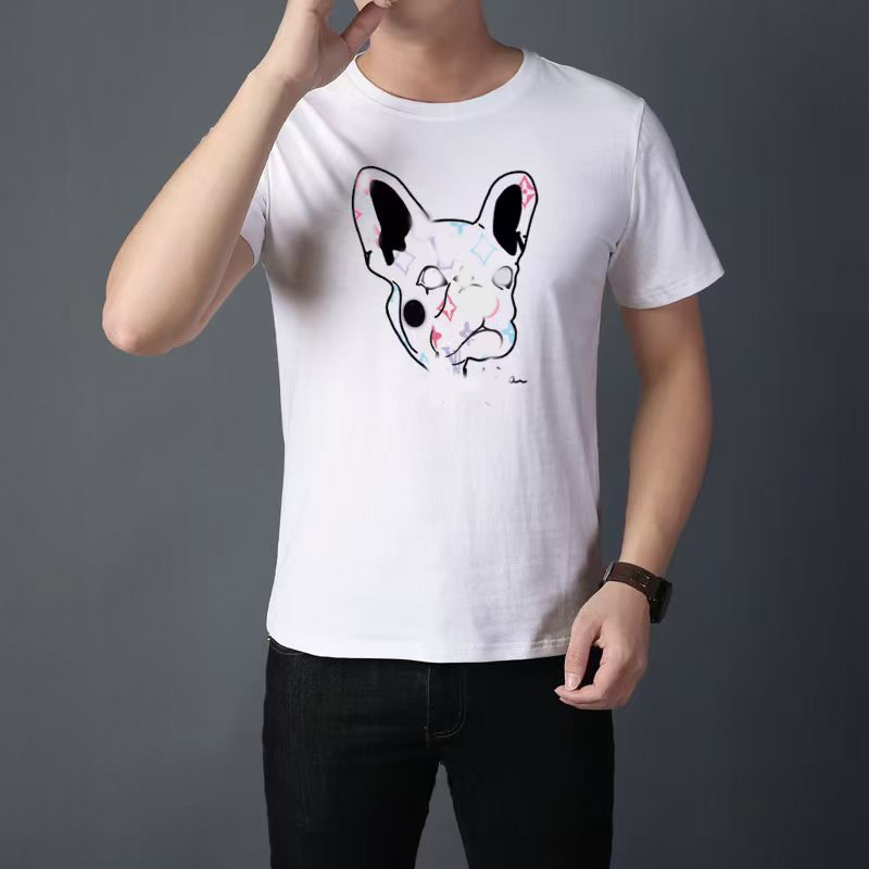 

Fashion Mens Summer Crane Printing Designers T Shirt Hip Hop Luxurious Men Women Short Sleeve Tees Size, White;black
